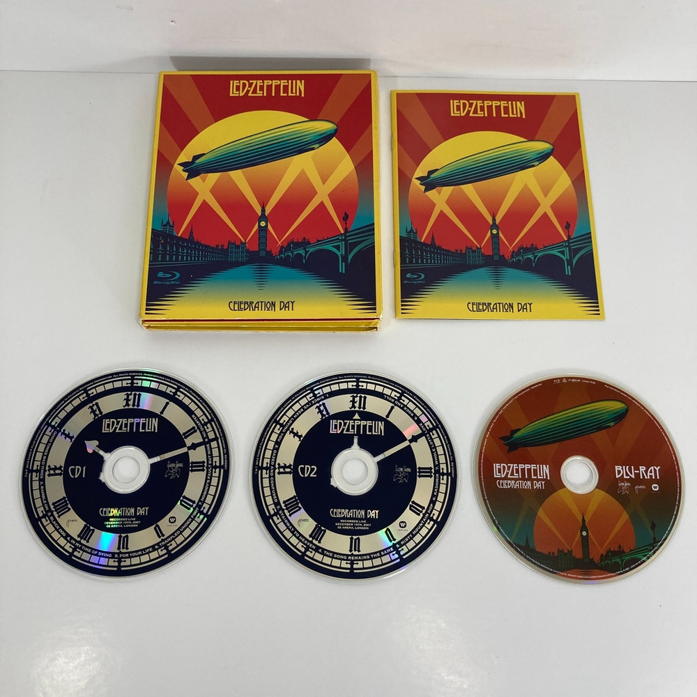 Led Zeppelin: Celebration Day (Blu-ray + 2 CD's,‎ 2012) 3 Discs